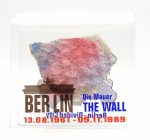 Original Piece of the Berlin Wall - Authentic Souvenir from the Real Wall in Germany Mounted in Acrylic Display (Large (4"X4"), Divided City)…