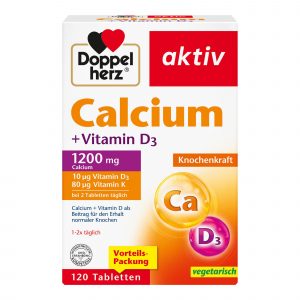Doppelherz Calcium + Vitamin D3 Tablets 30 pieces, 59,1 g
