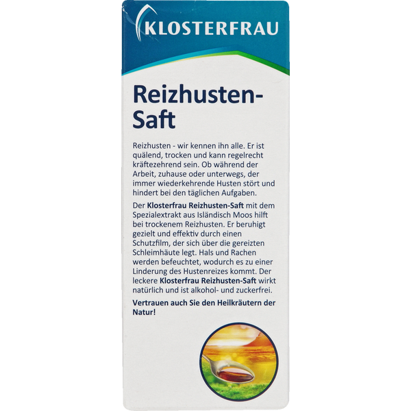 Klosterfrau  Cough syrup 128 g alcohol & sugarfree